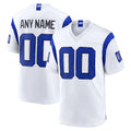 Punc Custom LA.Rams Fearsome White Home Game Any Name & Numbers Stitched Jerseys