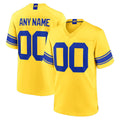 Punc Custom LA.Rams Gold Classic Sol Home Game Any Name & Numbers Stitched Jerseys