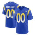 Punc Custom LA.Rams Royal Home Game Any Name & Numbers Stitched Jerseys