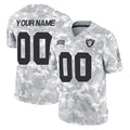 Punc Custom LV.Raiders Arctic Camo Salute To Service Limited Game Any Name & Numbers Stitched Jerseys
