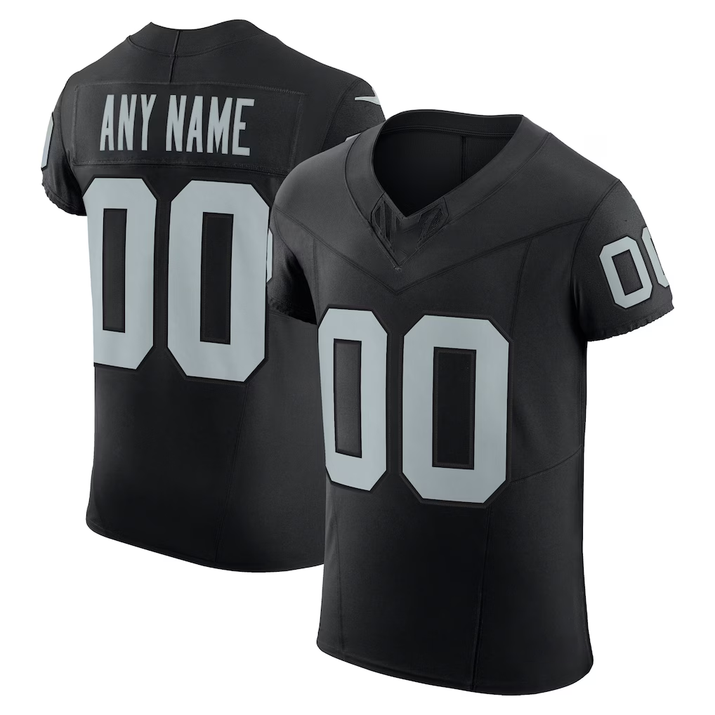 Punc Custom LV.Raiders Black Vapor F.U.S.E. Elite Stitched Jerseys