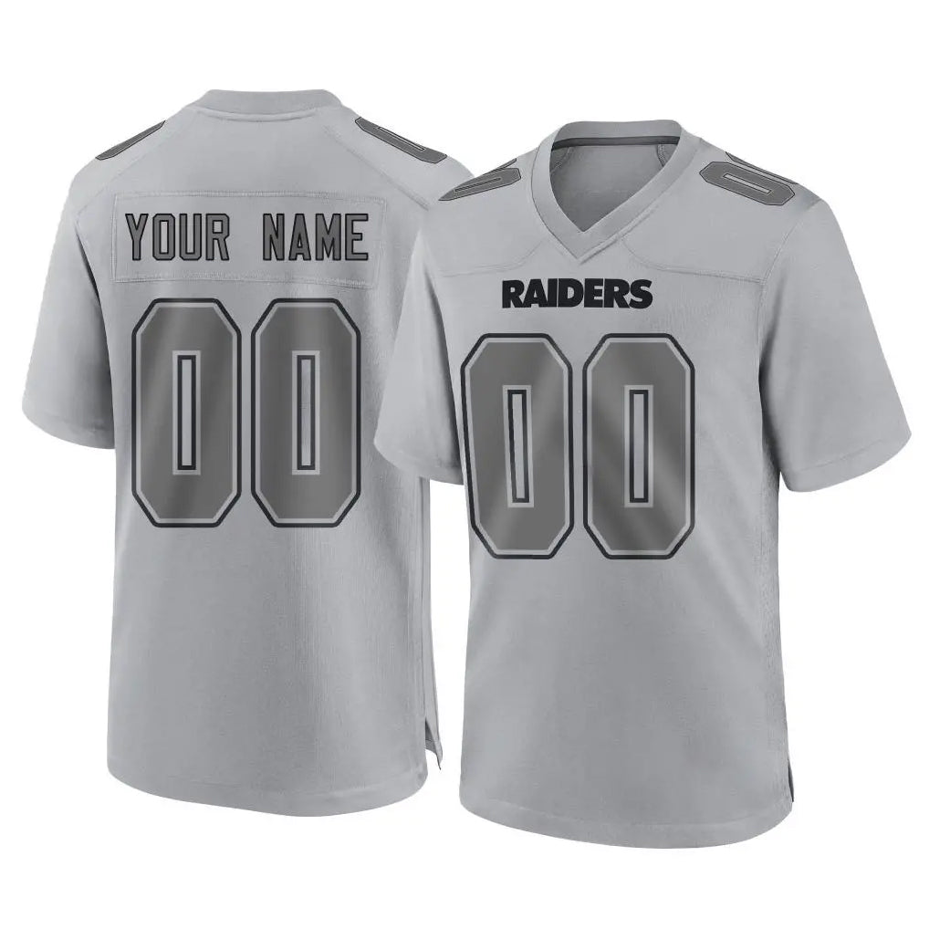 Punc Custom LV.Raiders Gray Atmosphere Fashion Limited Game Any Name & Numbers Stitched Jerseys