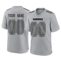 Punc Custom LV.Raiders Gray Atmosphere Fashion Limited Game Any Name & Numbers Stitched Jerseys