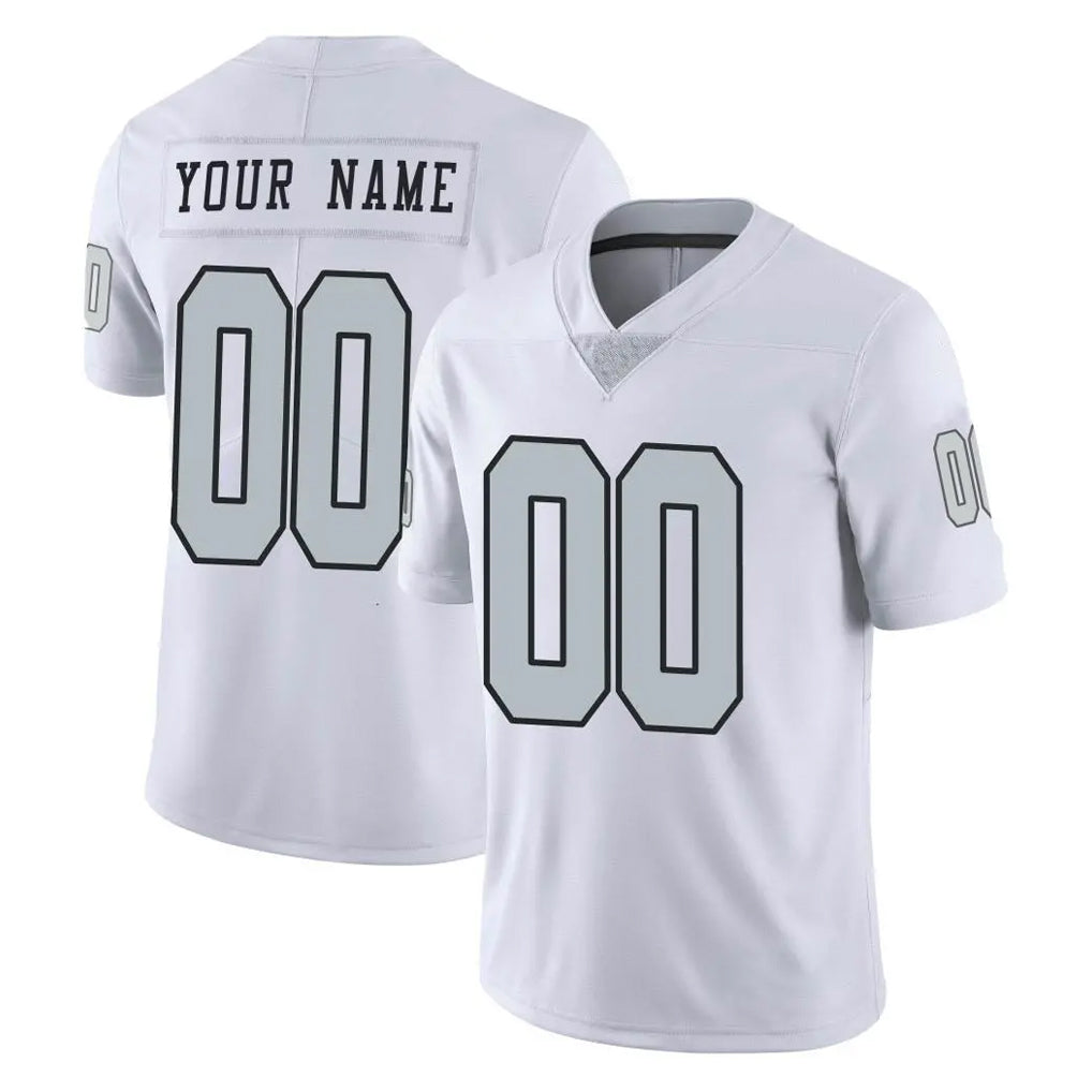 Punc Custom LV.Raiders White Limited Color Rush Home Game Any Name & Numbers Stitched Jerseys