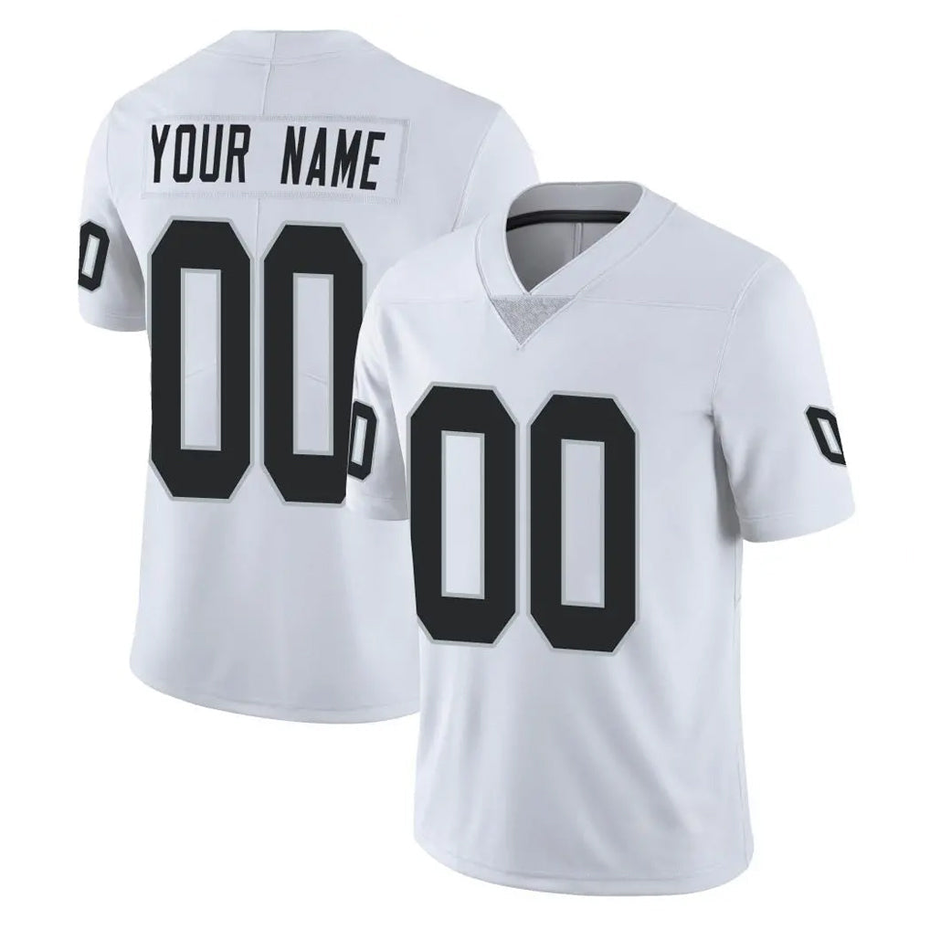 Punc Custom LV.Raiders White Limited Vapor Untouchable Home Game Any Name & Numbers Stitched Jerseys