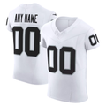 Punc Custom LV.Raiders White Vapor F.U.S.E. Elite Stitched Jerseys