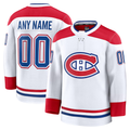 Punc Custom M.Canadiens White Away Premium Jerseys