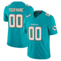 Punc Custom M.Dolphins Aqua Limited Vapor F.U.S.E. Home Game Any Name & Numbers Stitched Jerseys