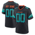 Punc Custom M.Dolphins Black Pitch Rivalries Collection Home Game Any Name & Numbers Stitched Jerseys