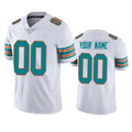 Punc Custom M.Dolphins White Limited Vapor Untouchable Home Game Any Name & Numbers Stitched Jerseys