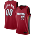 Punc Custom M.Heat Jordan Brand Red Swingman Jerseys - Statement Edition