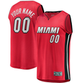 Punc Custom M.Heat Red Fast Break Jerseys - Statement Edition