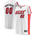Punc Custom M.Heat White Fast Break Replica Jerseys - Association Edition