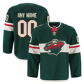 Punc Custom M.Wild Green Home Authentic Pro Jerseys