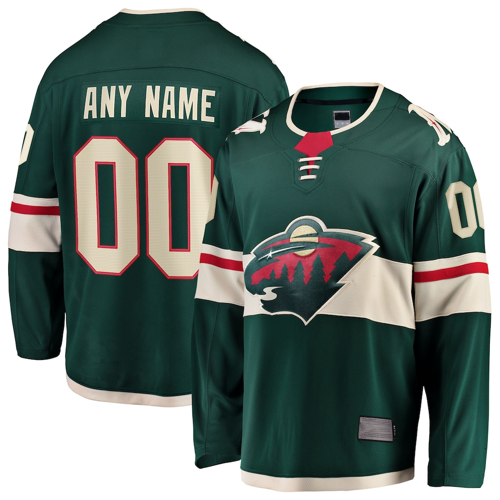 Punc Custom M.Wild Green Home Breakaway Jerseys