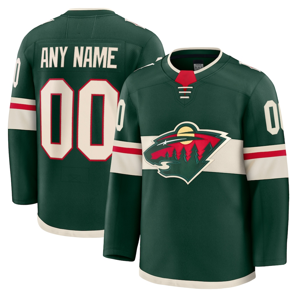 Punc Custom M.Wild Green Home Premium Jerseys