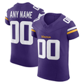 Punc Custom MN.Vikings Purple Vapor F.U.S.E. Elite Stitched Jerseys