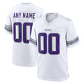 Punc Custom MN.Vikings White Alternate Game Stitched Jerseys