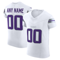 Punc Custom MN.Vikings White Vapor F.U.S.E. Elite Stitched Jerseys