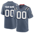 Punc Custom NE.Patriots Blue Rivalries Collection Home Game Any Name & Numbers Stitched Jerseys