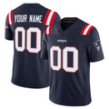 Punc Custom NE.Patriots Navy Limited Vapor F.U.S.E. Home Game Any Name & Numbers Stitched Jerseys