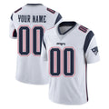 Punc Custom NE.Patriots White Limited Vapor Home Game Any Name & Numbers Stitched Jerseys