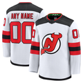 Punc Custom N.Jersey Devils White Away Premium Jerseys