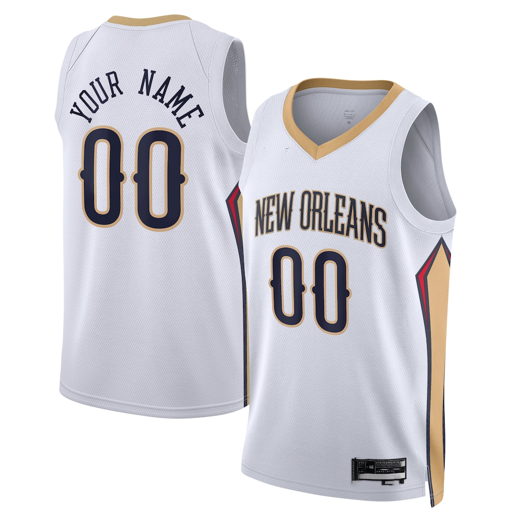 Punc Custom NO.Pelicans Black 2025-2026 City Edition Swingman Stitched Jerseys