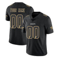 Punc Custom NO.Saints Black Impact Limited Home Game Any Name & Numbers Stitched Jerseys