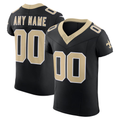 Punc Custom NO.Saints Black Vapor F.U.S.E. Elite Stitched Jerseys