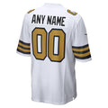 Punc Custom NO.Saints White Alternate Game Stitched Jerseys