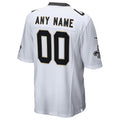 Punc Custom NO.Saints White Home Game Stitched Jerseys