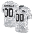 Punc Custom NY.Giants Arctic Camo Salute To Service Limited Game Any Name & Numbers Stitched Jerseys