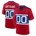 Punc Custom NY.Giants Century Red Alternate Game Stitched Jerseys