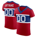 Punc Custom NY.Giants Red Alternate Vapor F.U.S.E. Elite  Stitched Jerseys