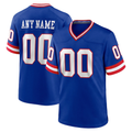 Punc Custom NY.Giants Royal Classic Game Stitched Jerseys