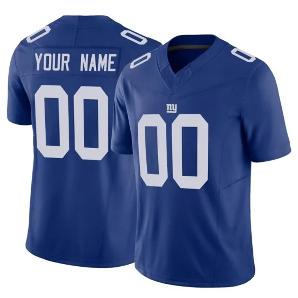 Punc Custom NY.Giants Royal Limited Vapor F.U.S.E. Home Game Any Name & Numbers Stitched Jerseys
