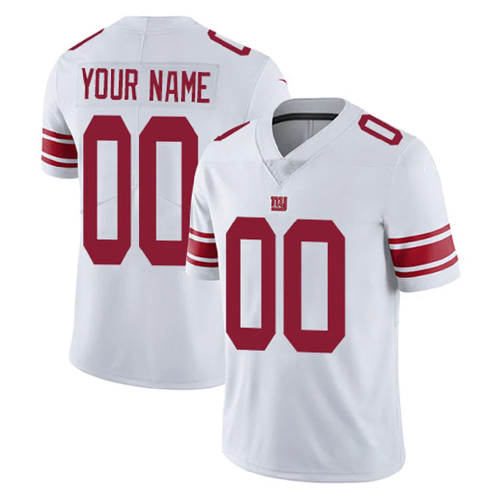 Punc Custom NY.Giants White Limited Vapor Untouchable Home Game Any Name & Numbers Stitched Jerseys