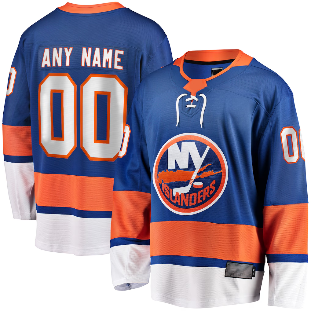 Punc Custom NY.Islanders Blue Breakaway Jerseys