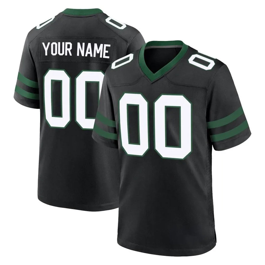 Punc Custom NY.Jets Black Legacy Home Game Any Name & Numbers Stitched Jerseys