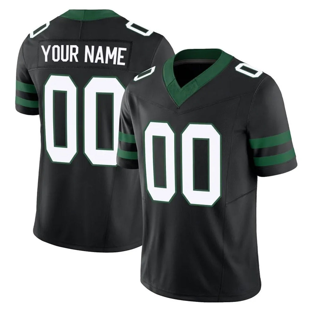 Punc Custom NY.Jets Black Limited Legacy Vapor F.U.S.E. Home Game Any Name & Numbers Stitched Jerseys