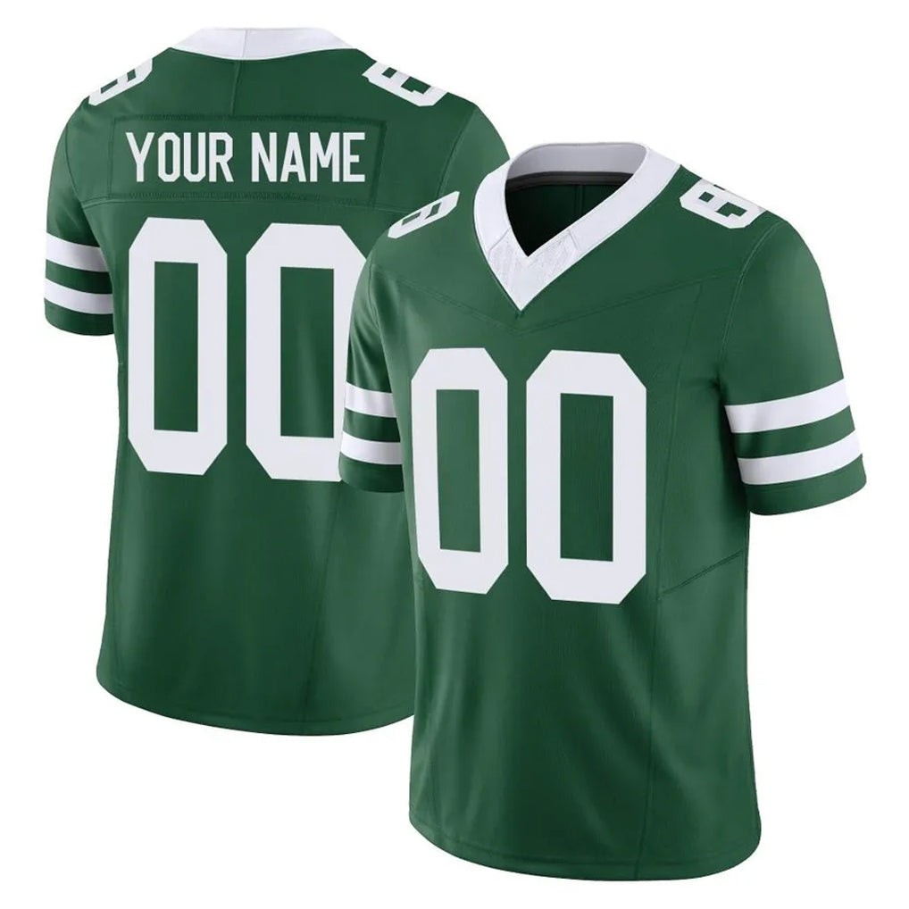 Punc Custom NY.Jets Green Legacy Limited Vapor F.U.S.E. Home Game Any Name & Numbers Stitched Jerseys
