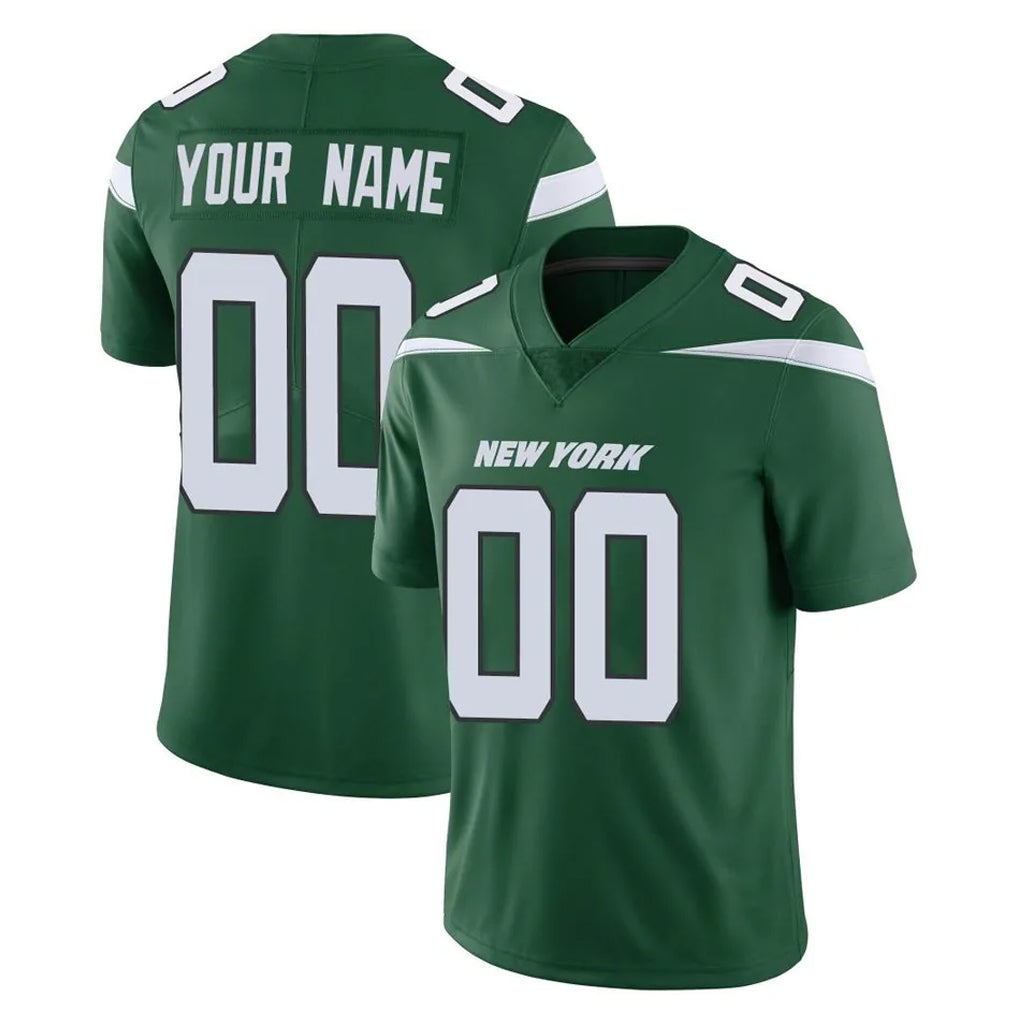 Punc Custom NY.Jets Green Limited Vapor Home Game Any Name & Numbers Stitched Jerseys
