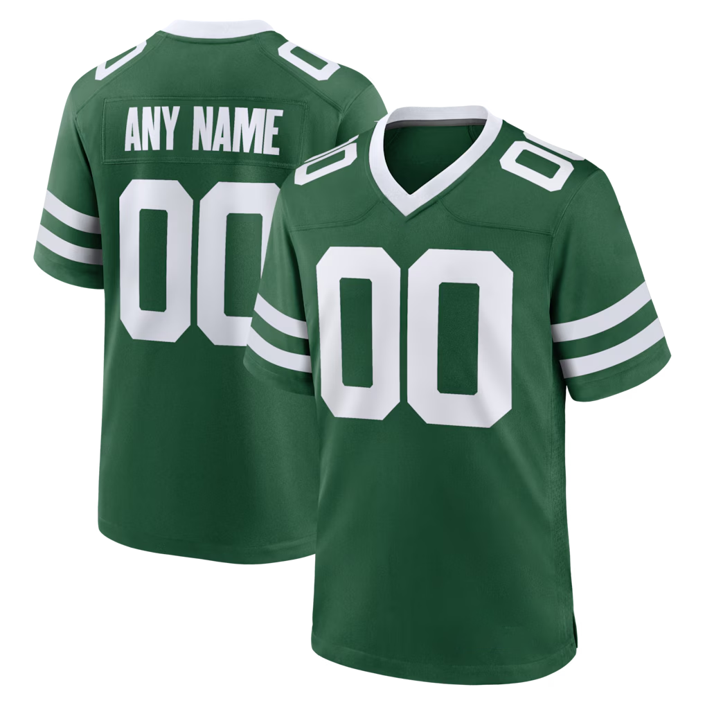 Punc Custom NY.Jets Legacy Green Game Stitched Jerseys
