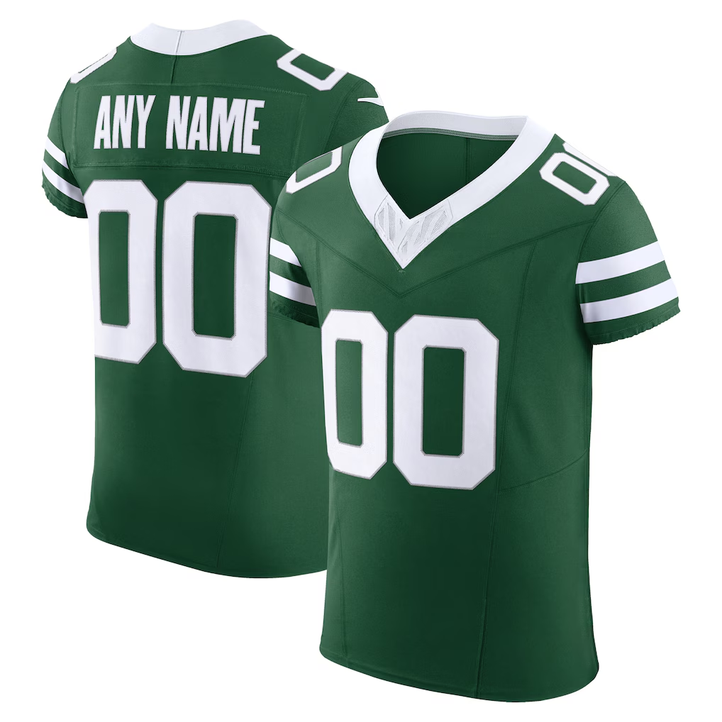 Punc Custom NY.Jets Legacy Green Vapor F.U.S.E. Elite Stitched Jerseys