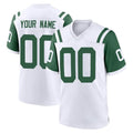 Punc Custom NY.Jets White Classic Home Game Any Name & Numbers Stitched Jerseys
