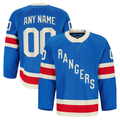 Punc Custom NY.Rangers Blue Centennial Authentic Pro Jerseys