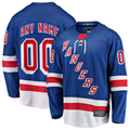 Punc Custom NY.Rangers Blue Home Breakaway Jerseys