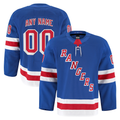 Punc Custom NY.Rangers Royal Home Authentic Pro Jerseys