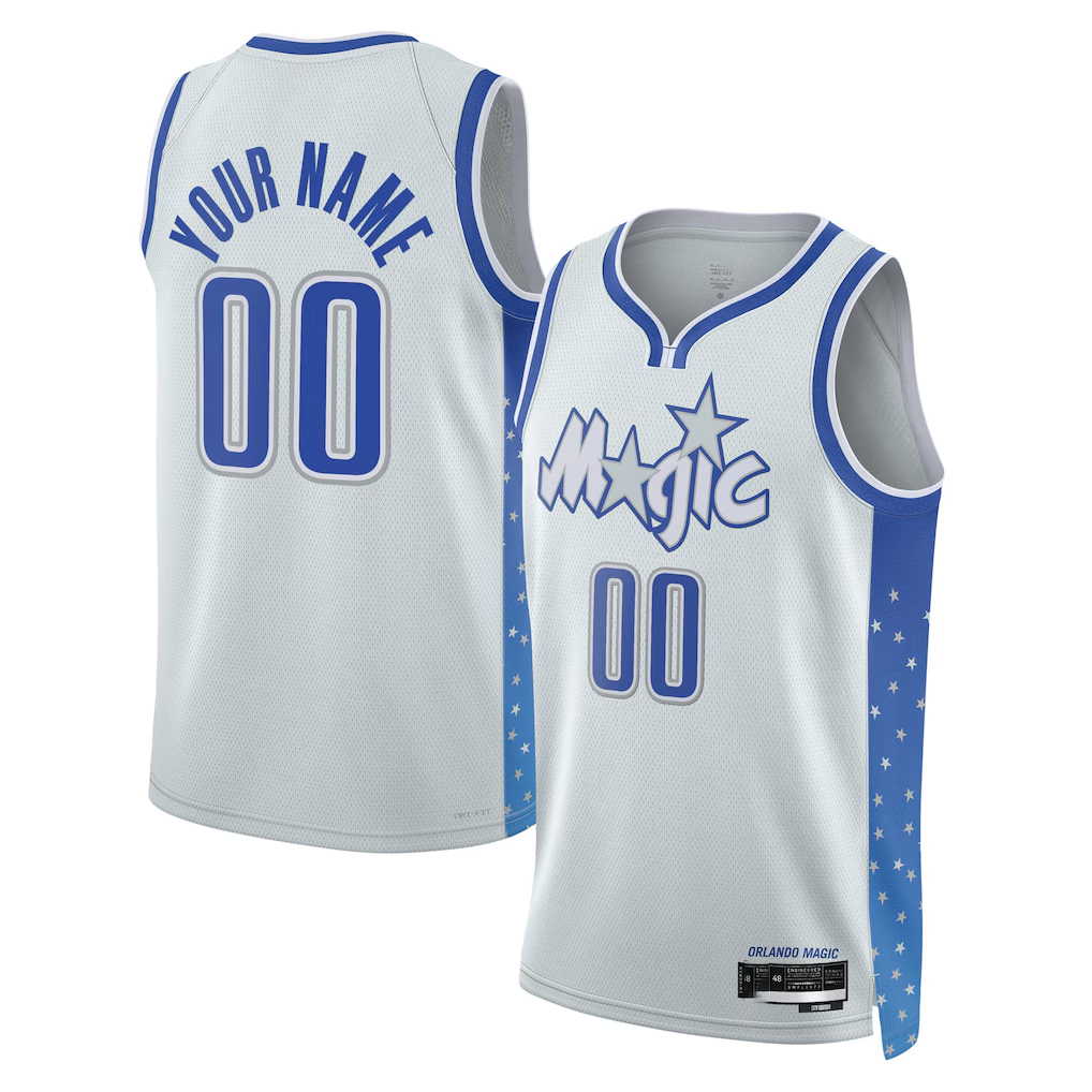 Punc Custom O.Magic Silver 2025-26 City Edition Swingman Jerseys